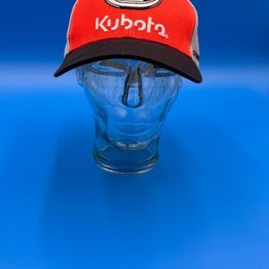 Kubota Orange Black Mesh Trucker Hat Connect 2021 K Products Headwear